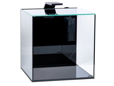 Аквариумный набор AquaLighter BlackCube 20 литров, с черной задней стенкой, 27х27х27 см, стекло 4 мм