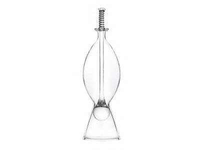 Кормушка стеклянная с дозатором AQUA-TECH Elegance Glass Feeder Olive