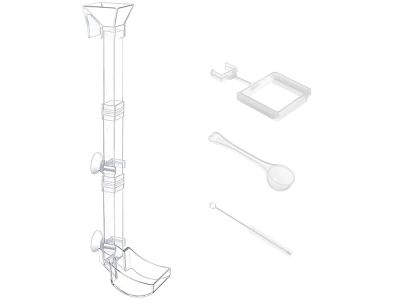 Набор - кормушка для подачи корма AQUA-TECH PROFI Feeder Set, 38 см