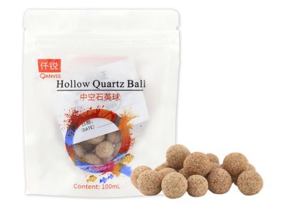 Наполнитель для аквариумных фильтров – полые кварцевые биошары Qanvee Hollow Quartz Balls, 100 мл