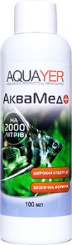 Средство против грибков, бактерий, вирусов, паразитов - AQUAYER Аквамед, 100мл