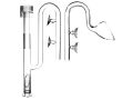 Стеклянные трубки AQUA-TECH Lily Pipe Skimmer Set для внешнего фильтра с функцией скиммера (Inflow+Outflow), 17 мм